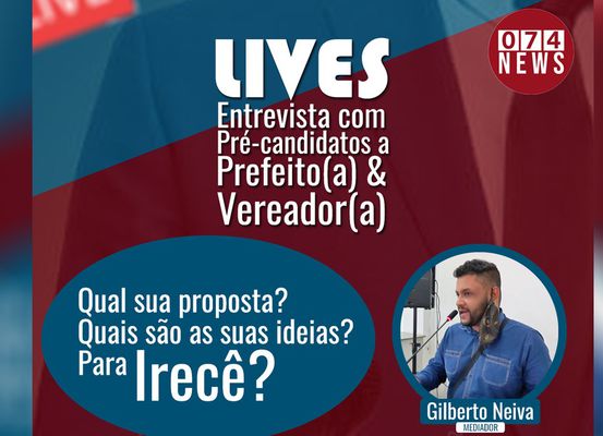 Site vai promover “Lives com pré-candidatos(as) a prefeito(a) e vereador(a)” a partir de hoje (18)