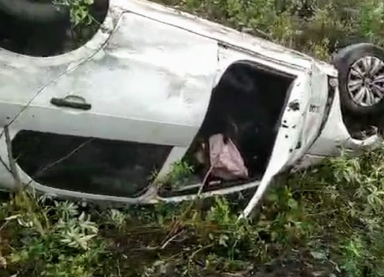 Motorista e Sub-Secretário de Fazenda de Irecê sofrem acidente na BA 052