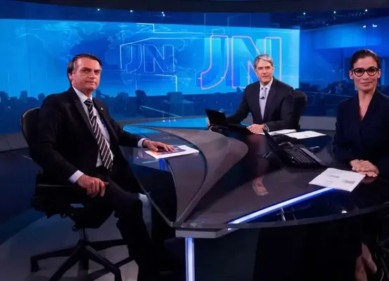 Jornal Nacional entrevista Jair Bolsonaro hoje às 20h30