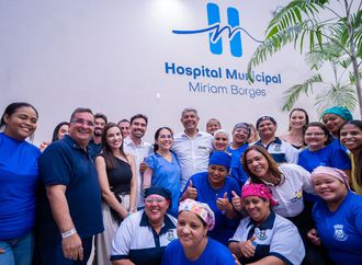 LEM: Prefeito Junior Marabá celebra entrega dos 20 leitos de UTI no Hospital Municipal Miriam Borges