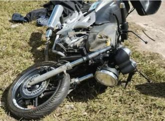 Motociclista se acidenta na BA-434, em Uibaí, e é hospitalizado