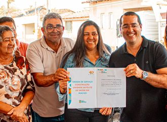 Prefeito Di Cardoso autoriza construção da sede própria da unidade satélite de saúde em Riacho