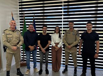 Prefeito Junior Marabá sanciona lei que doa terreno para construção do Batalhão da PM em Luís Eduardo Magalhães