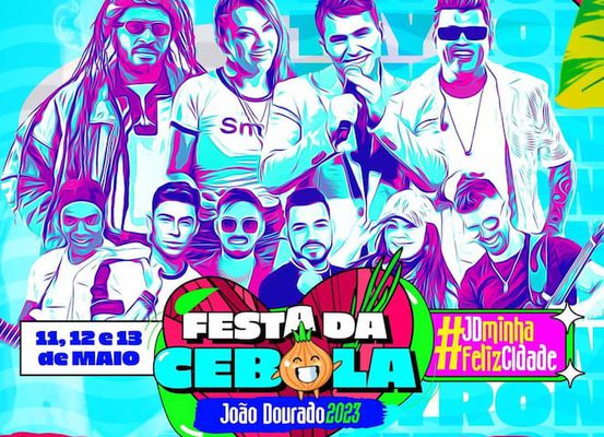 Prefeitura de João Dourado anuncia atrações para a Festa da Cebola 2023