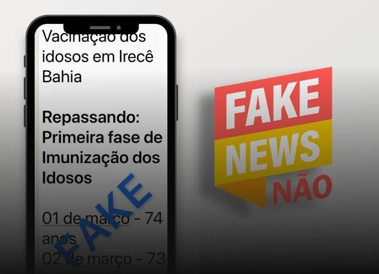 Prefeitura alerta para “fake news” sobre calendário de imunização dos idosos contra a Covid-19